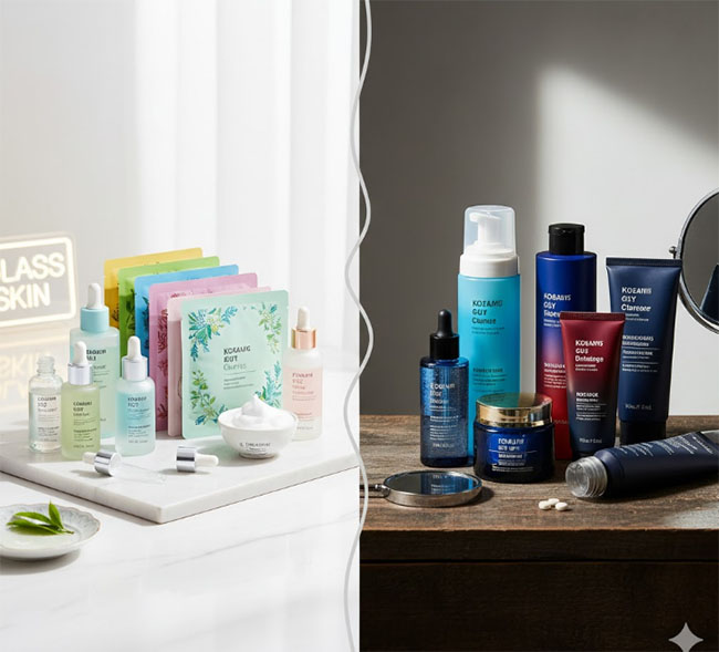 korean and western cosmetics differences