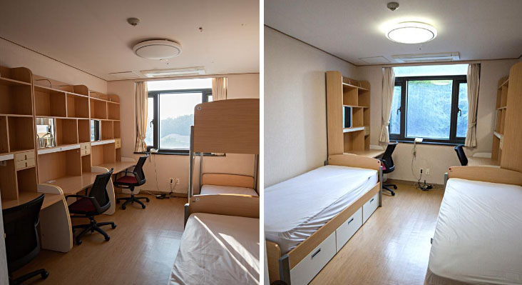 Living the KU Life: Korea University Dorm Costs and Conditions (The Insider's Guide) 1 korean university dormitory double room three room
