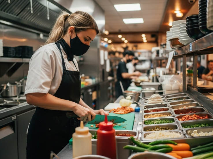 Kitchen Hustle: Salary Levels and Working Hours at Korean Restaurants 2 working at a korean restaurant